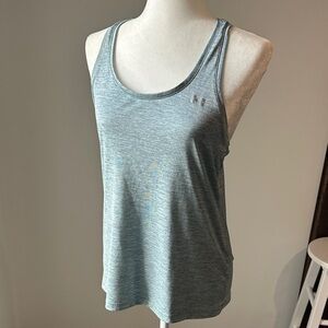 Under Armour Women's Heather Blue Heat Gear Workout Tank Top